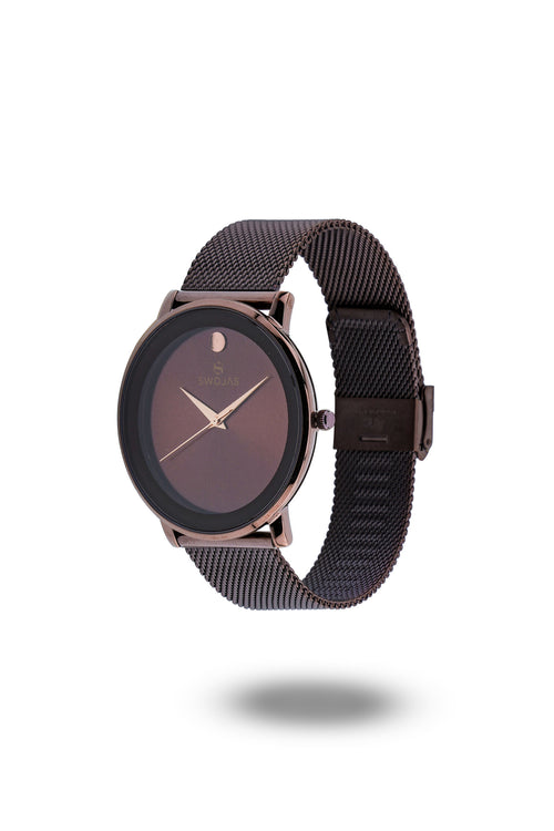 Casual Choco-brown with colour glass