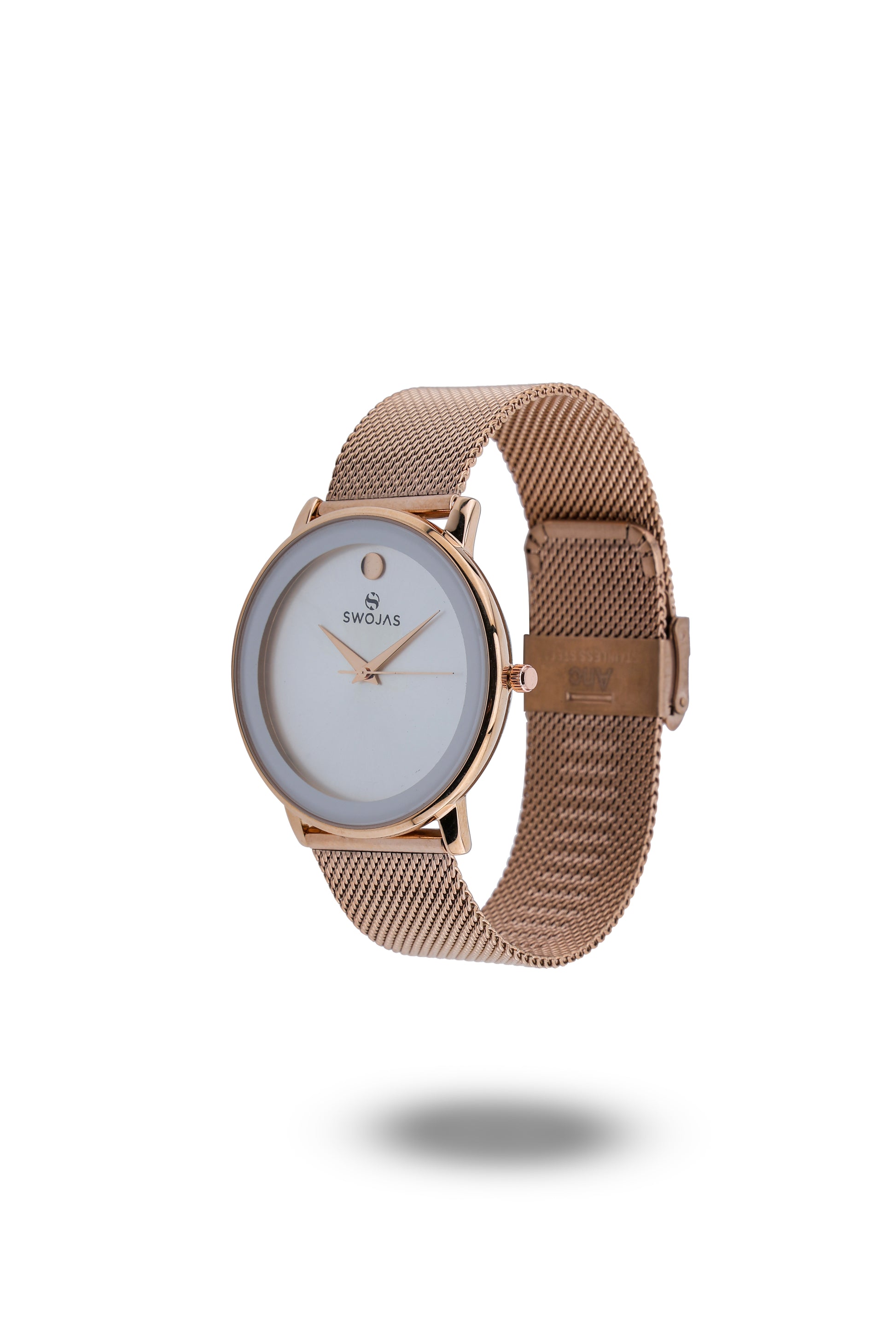 Casual Rose Gold With White Color Glass