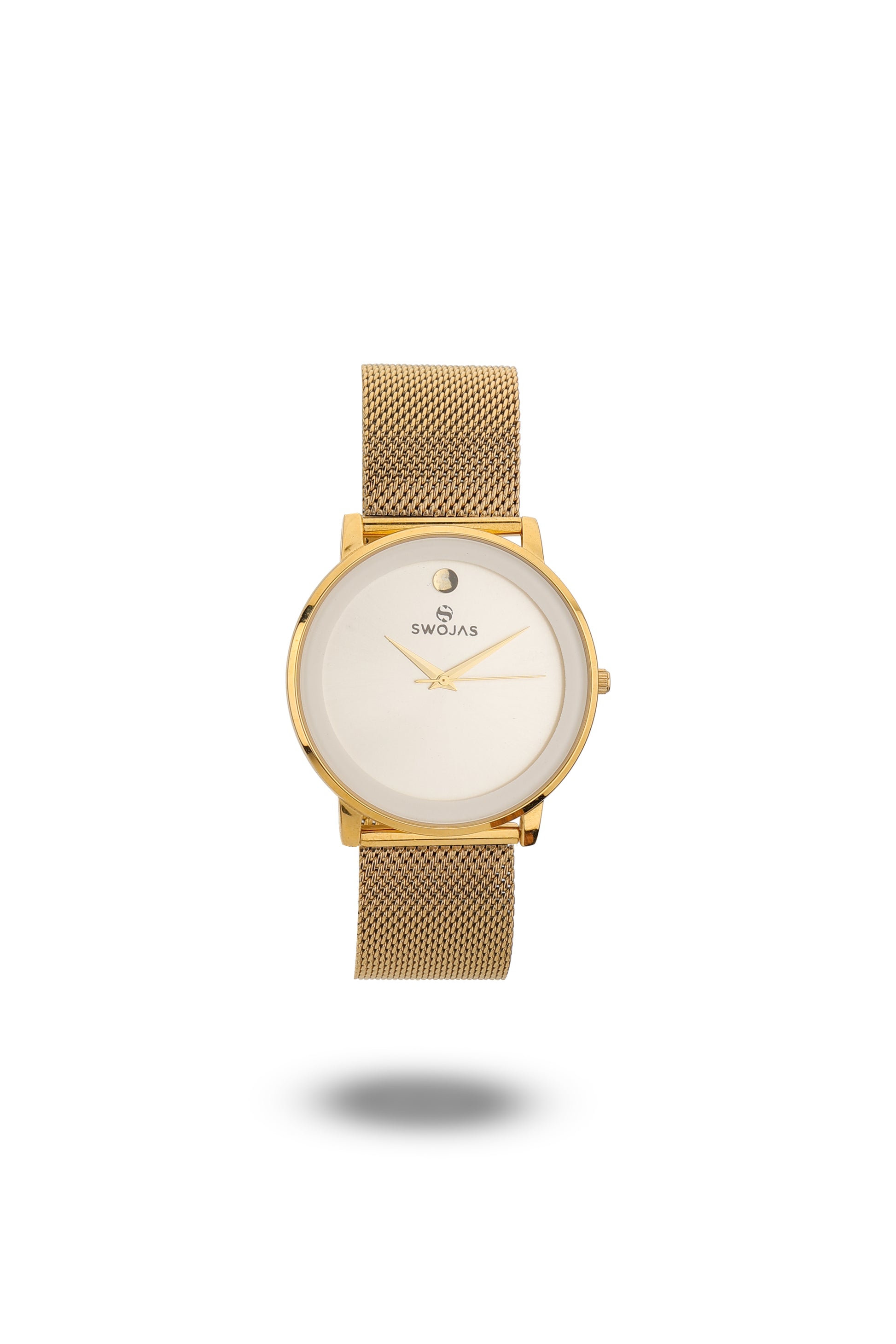 Casual Golden With White Color Glass