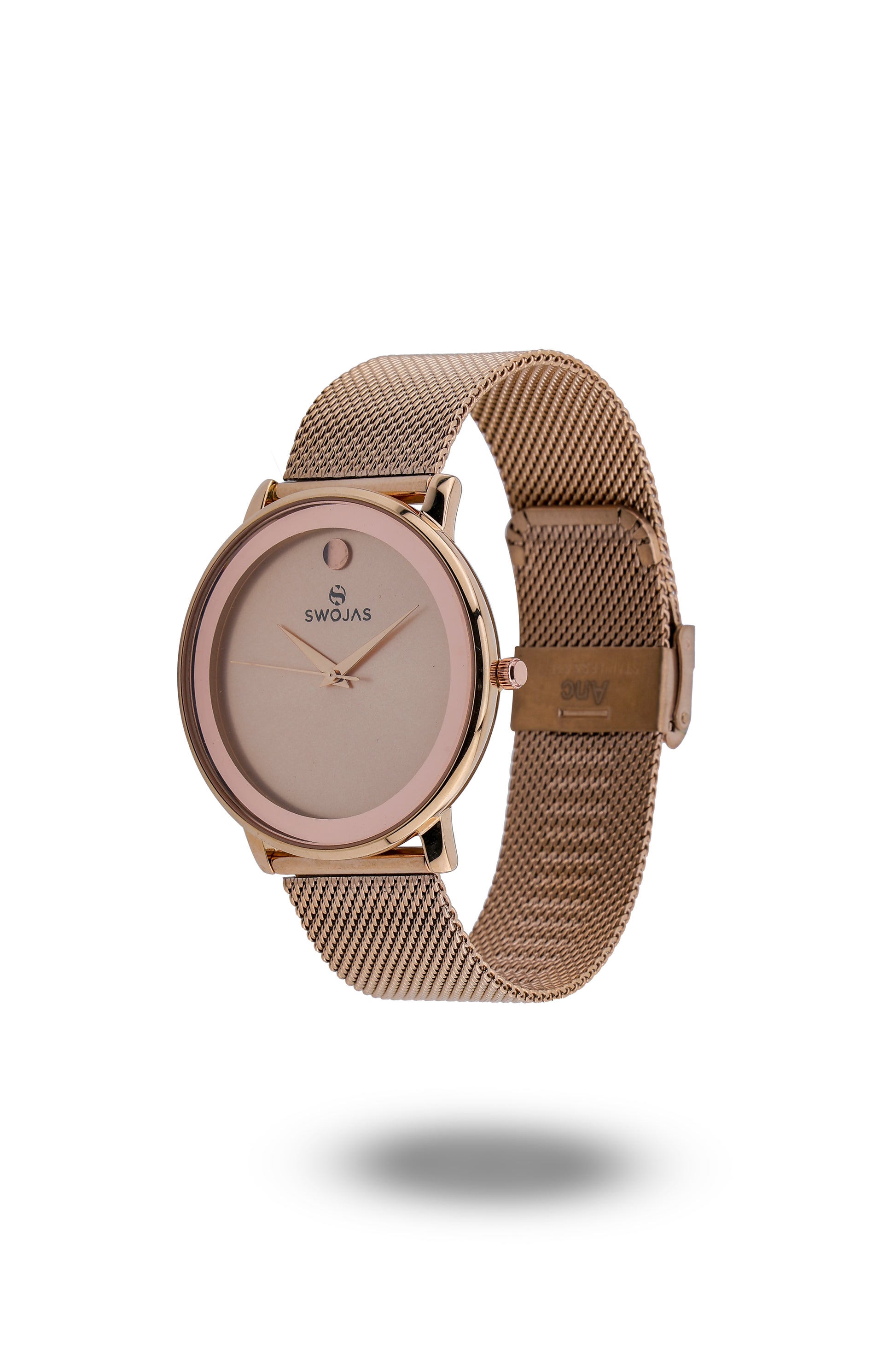 Casual Rose Gold With Mirror Glass