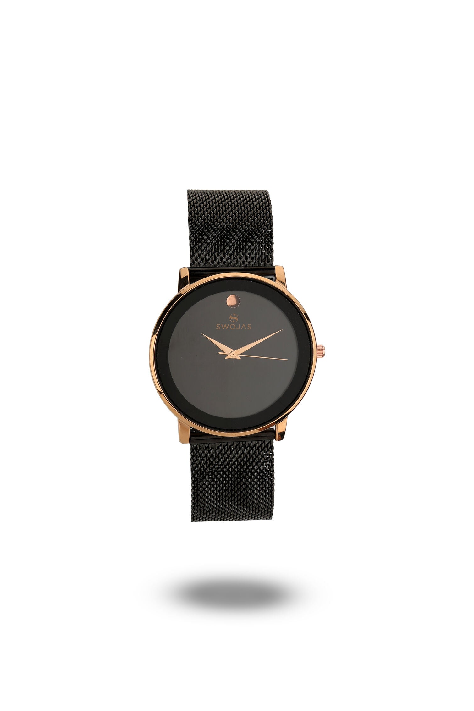 Casual Rose-gold With Black Color Glass