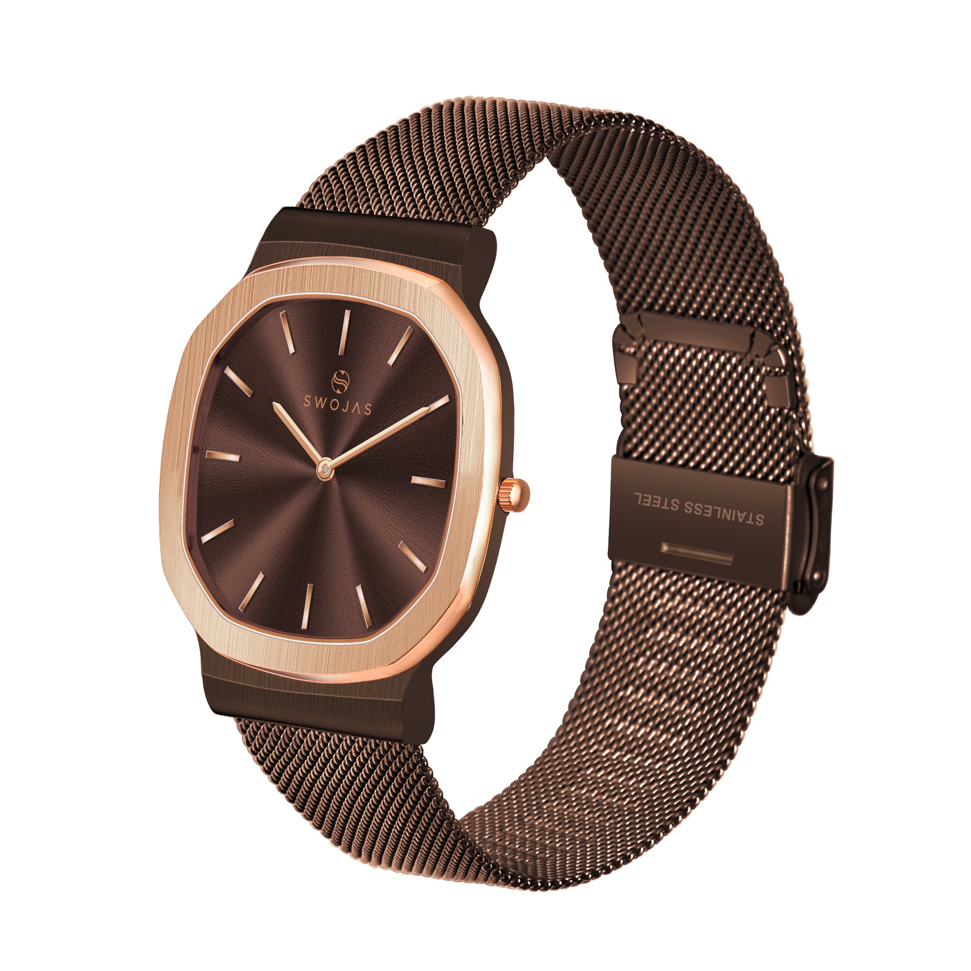 Octane Brown With Rose Bezel