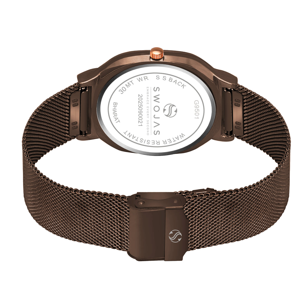 Octane Brown With Rose Bezel