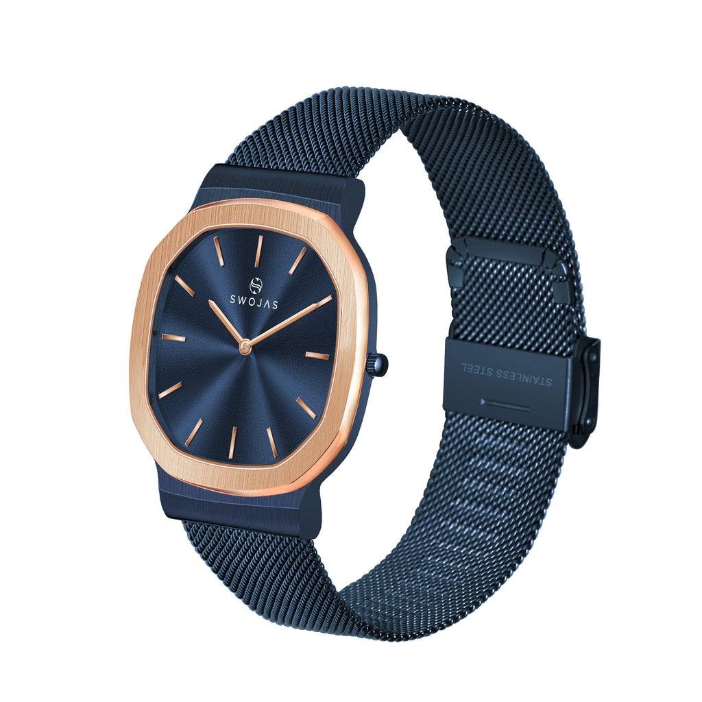 Octane Midnight Blue With Rose Bezel