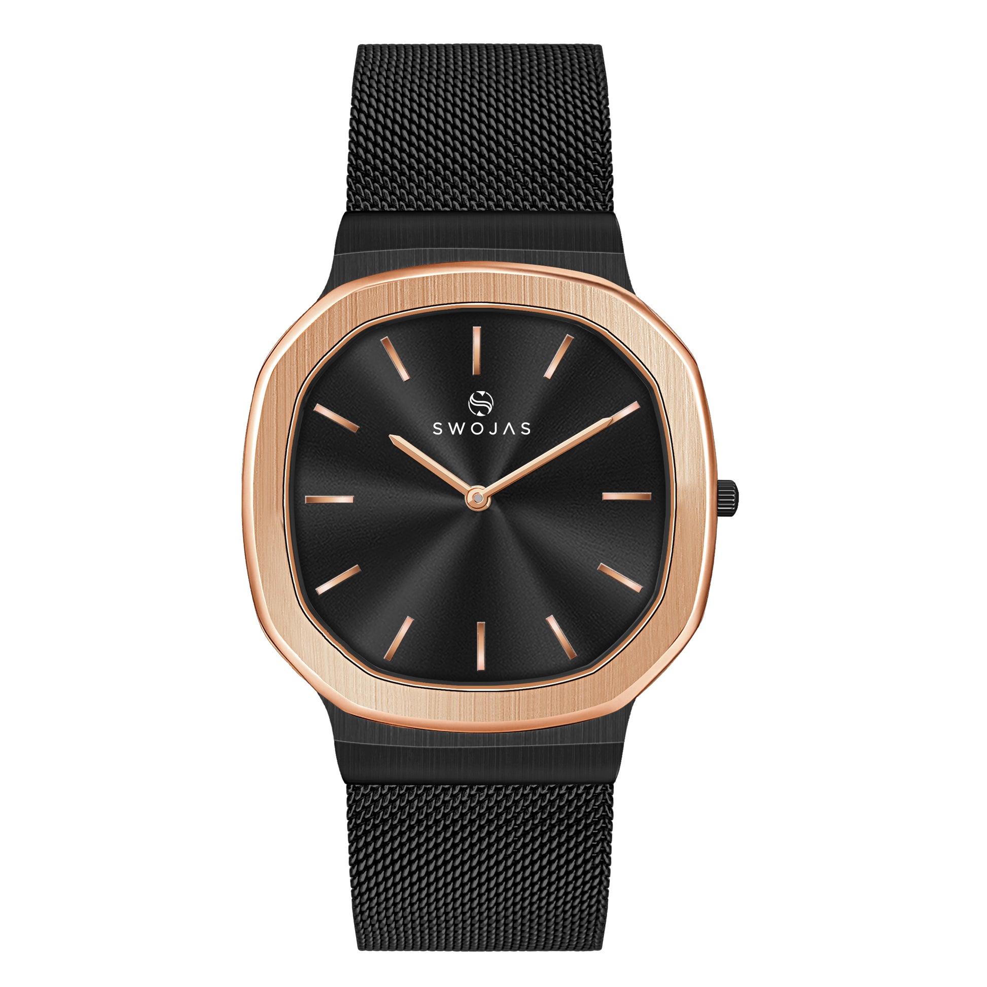 Octane Black With Rose Bezel