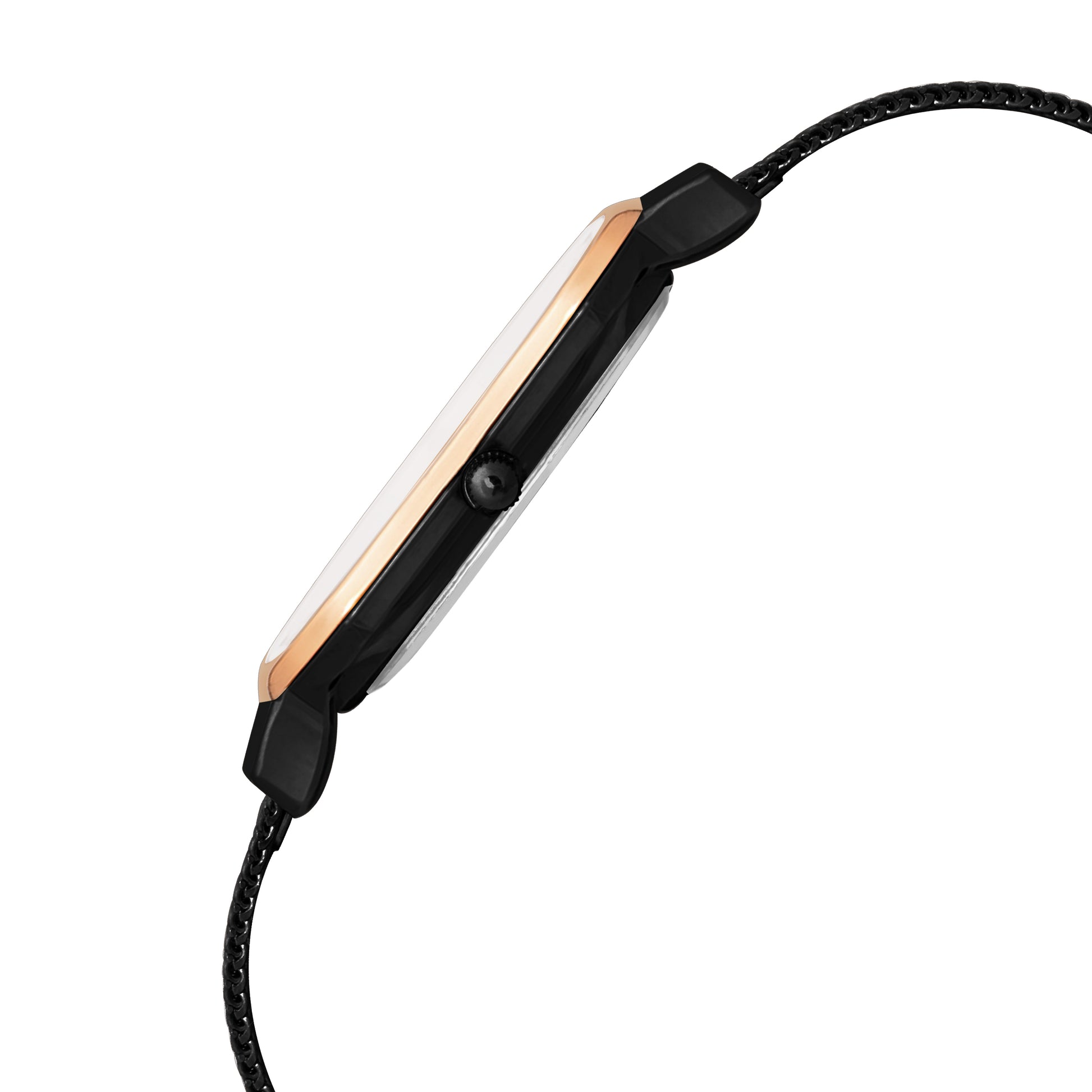 Octane Black With Rose Bezel