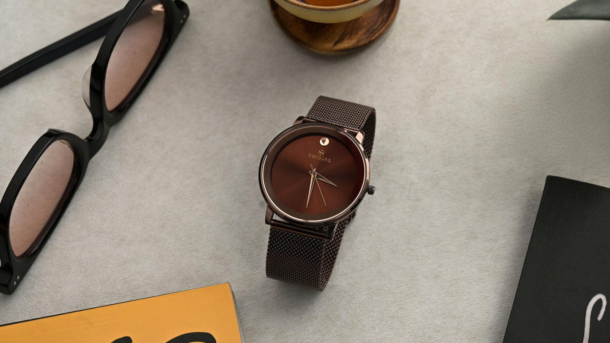 Casual-Chocobrown with mirror glass