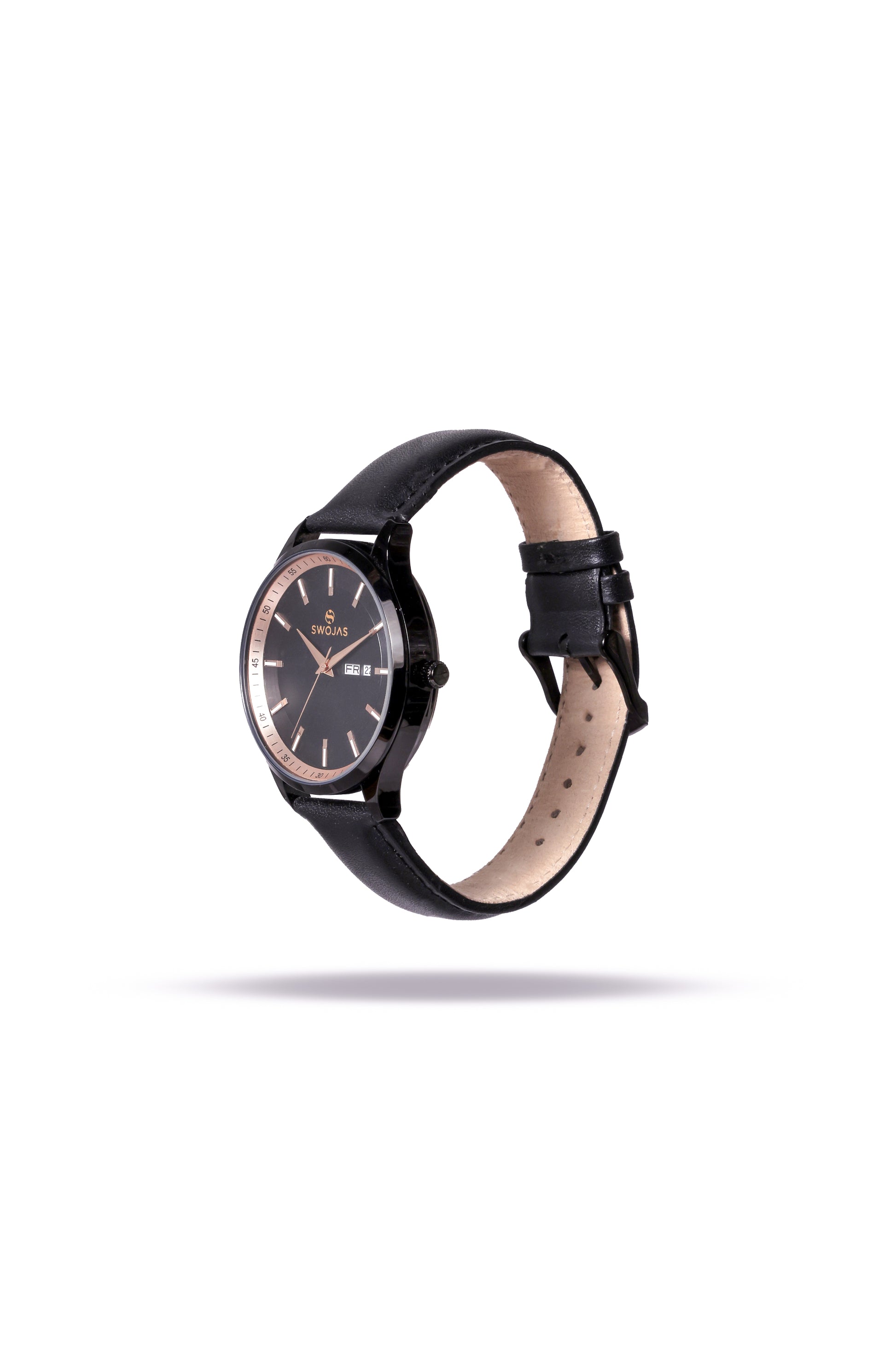 Mountain Black - Black Dial Rose Ring
