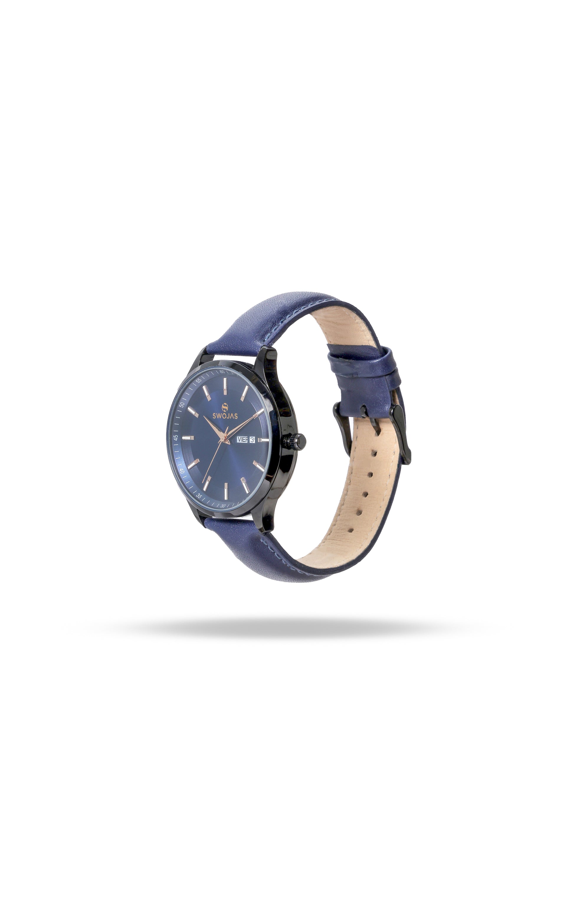 Mountain Black - Blue Dial Blue Ring