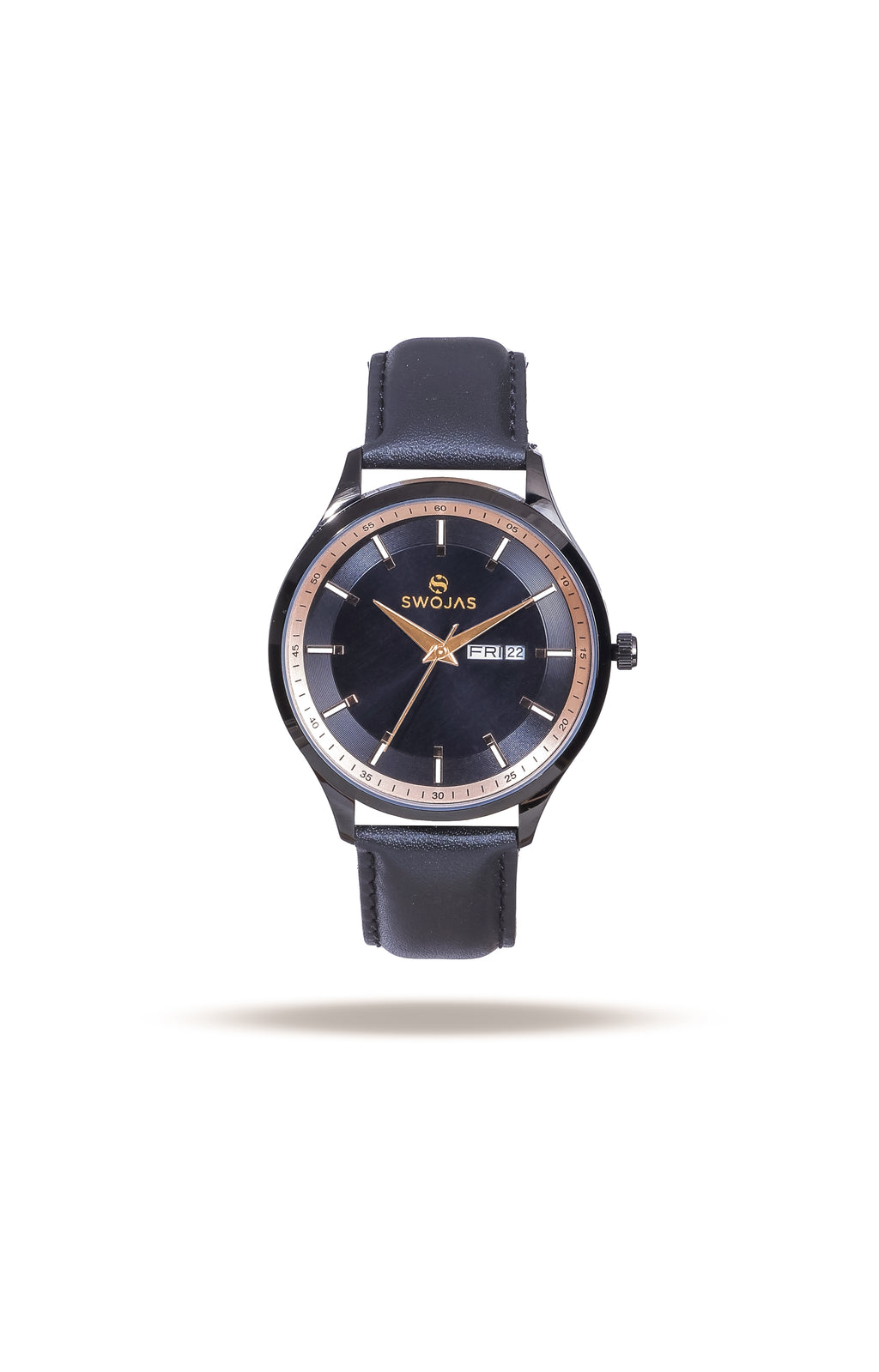 Mountain Black - Black Dial Rose Ring