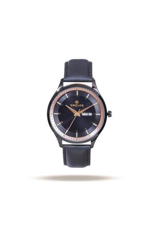 Mountain Black - Black Dial Rose Ring